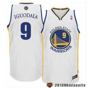 Golden State Warriors Andre Iguodala #9 Revolution 30 bianco Maglie Basket NBA
