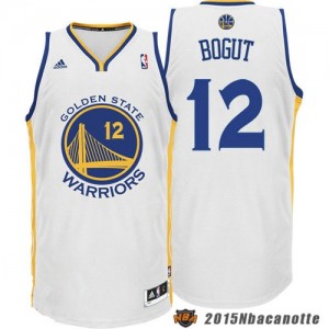 Golden State Warriors Andrew Bogut #12 Revolution 30 bianco Maglie Basket NBA