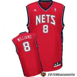 Brooklyn Nets Deron Williams #8 Revolution 30 rosso Maglie Basket NBA