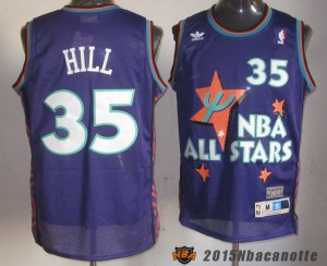 Maglie NBA All Star Game 1995 Grant Hill #35 blu