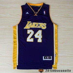 Los Angeles Lakers Kobe Bryant #24 Revolution 30 viola Maglie Basket NBA