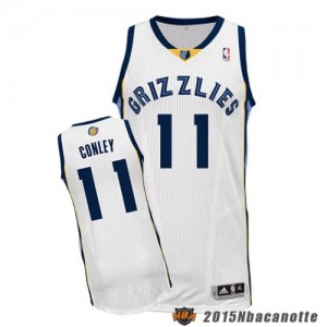 Memphis Grizzlies Mike Conley #11 Revolution 30 bianco Maglie Basket NBA