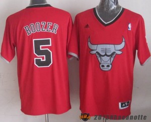 Natale 2013 Chicago Bulls Carlos Boozer #5 Maglie Basket NBA