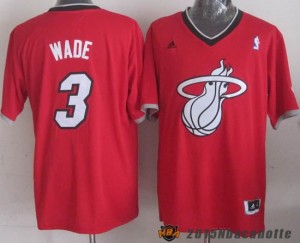 Natale 2013 Miami Heat Dwyane Wade #3 Maglie Basket NBA