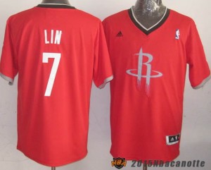 Natale 2013 Houston Rockets Jeremy Lin #7 Maglie Basket NBA