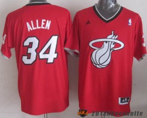 Natale 2013 Miami Heat Ray Allen #34 Maglie Basket NBA