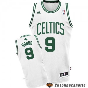 Boston Celtics Rajon Rondo #9 bianco Maglie