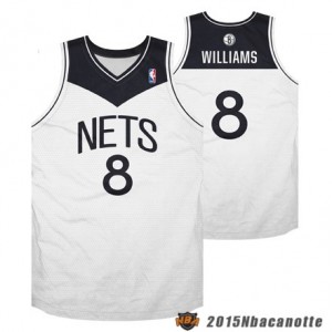 Maglie Retro Basket NBA Brooklyn Nets Deron Williams #8 Revolution 30 rosso