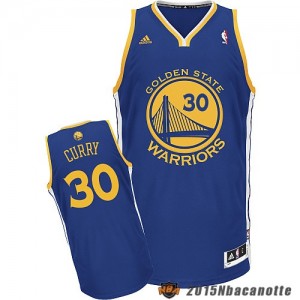 Golden State Warriors Stephen Curry #30 blu Maglie