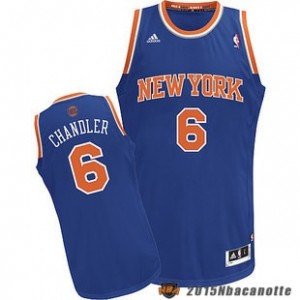 New York Knicks Tyson Chandler #6 Revolution 30 blu Maglie Basket NBA