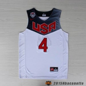 Stephen Curry 2014 bianco Maglie Basket USA