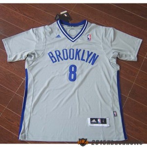 Brooklyn Nets Deron Williams #8 Revolution 30 grigio Maglie Basket NBA