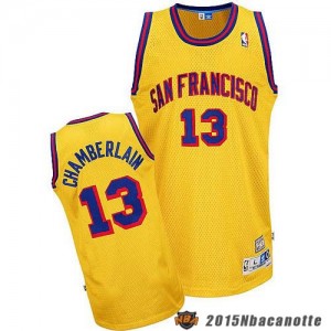 Golden State Warriors Wilt Chamberlain #13 Revolution 30 giallo Maglie Basket NBA