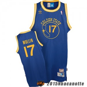 Golden State Warriors Mullin #17 blu Maglie
