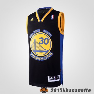 Golden State Warriors Curry #30 nero Maglie
