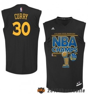 Golden State Warriors Curry Champion #30 nero Maglie