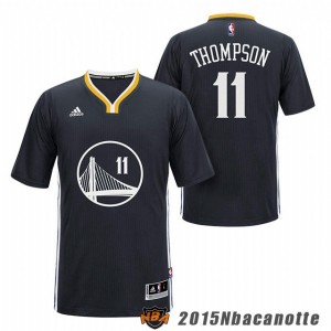 Golden State Warriors Thompson manica corta #11 nero Maglie