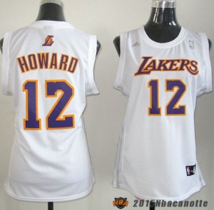 Donna Los Angeles Lakers Dwight Howard #12 bianco
