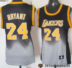 Donna Los Angeles Lakers Kobe Bryant #24 nero e arancione