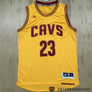 Cleveland Cavaliers LeBron James #23 giallo Maglie