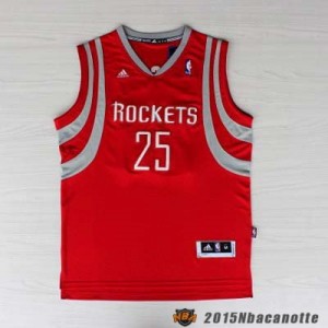 Houston Rockets Chandler Parsons #25 Revolution 30 rosso Maglie Basket NBA