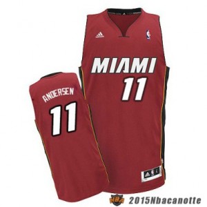 Miami Heat Chris Andersen #11 Revolution 30 rosso Maglie Basket NBA