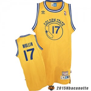 Golden State Warriors Chris Mullin #17 Revolution 30 giallo Maglie Basket NBA