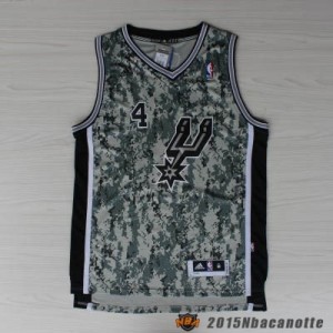 San Antonio Spurs Danny Green #4 Revolution 30 camo Maglie Basket NBA