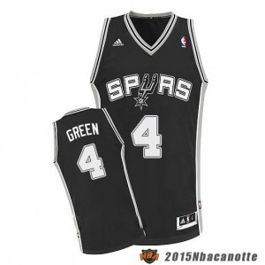 San Antonio Spurs Danny Green #4 Revolution 30 nero Maglie Basket NBA