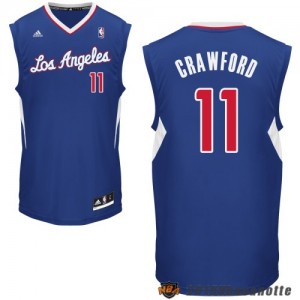 Los Angeles Clippers Jamal Crawford #11 Revolution 30 blu Maglie Basket NBA