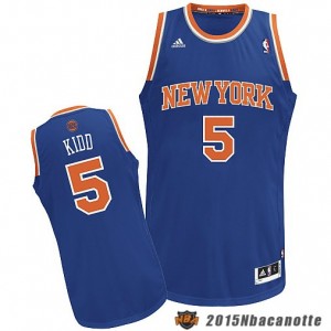 New York Knicks Jason Kidd #5 Revolution 30 blu Maglie Basket NBA