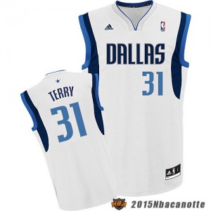 Dallas Mavericks Jason Terry #31 Revolution 30 bianco Maglie Basket NBA