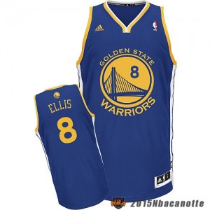 Golden State Warriors Monta Ellis #8 Revolution 30 blu Maglie Basket NBA