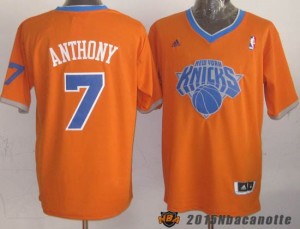 Natale 2013 New York Knicks Carmelo Anthony #7 Maglie Basket NBA
