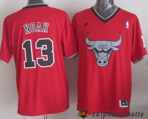 Natale 2013 Chicago Bulls Joakim Noah #13 Maglie Basket NBA
