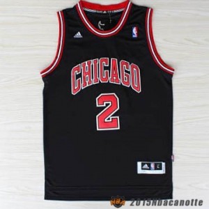 Chicago Bulls Nate Robinson #2 Revolution 30 nero Maglie Basket NBA