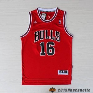 Chicago Bulls Pau Gasol #16 Revolution 30 rosso Maglie Basket NBA