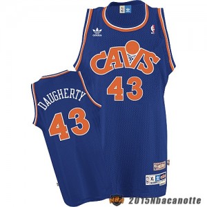 Maglie Retro Basket NBA Cleveland Cavaliers Brad Daugherty #43 blu