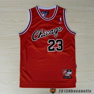 Maglie Retro Basket NBA Chicago Bulls Michael Jordan #23 Revolution 30 rosso