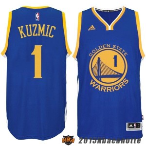 Golden State Warriors Kuzmic #1 blu Maglie