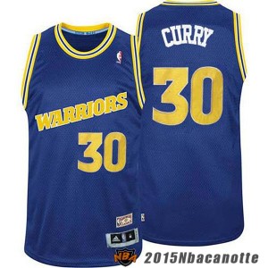 Golden State Warriors Curry #30 blu Maglie