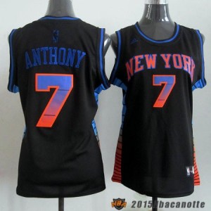 Donna New York Knicks Carmelo Anthony #7 nero