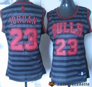 Donna Chicago Bulls Michael Jordan #23 grigio e rosso